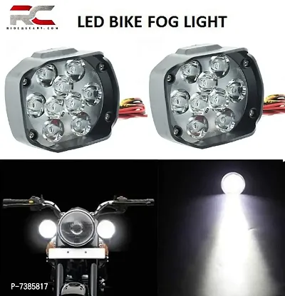 9 LED Fog Light Spot Beam Waterproof Heavy Duty Pod Driving Work Lamp for Motorcycle Bike Car and SUV (15W White Light 2 PCS)-thumb5
