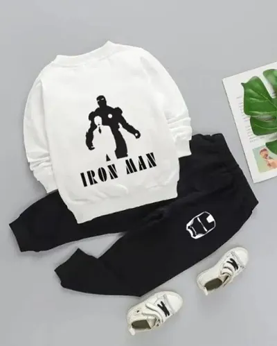 Casualwear Printed T Shirt and Pant Set for Boys