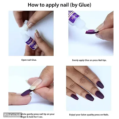 Press on Nails With Gorilla Glue| How to - YouTube