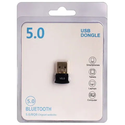 pritimo Mini Bluetooth Receiver CSR 5.0 Dongle Compatible with Laptop PC Computer