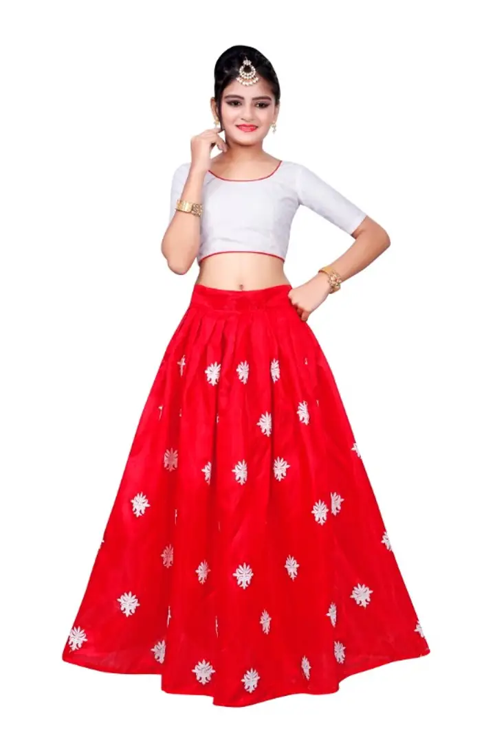 simple lehenga girls