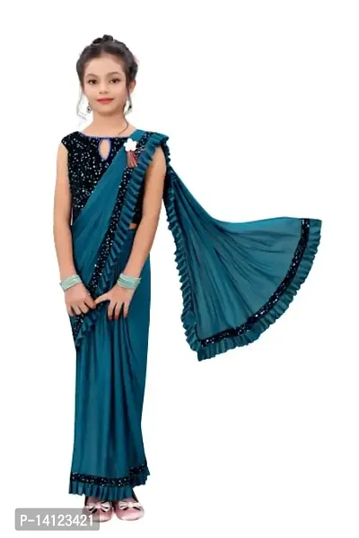 Ethnic Wear Multicolor Kids Sarees at Rs 450/piece in Chennai | ID:  27123277773