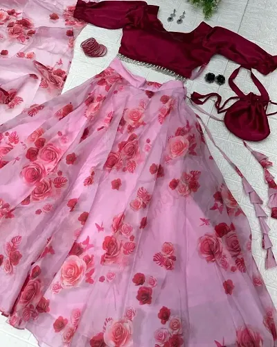 Beautiful kids organza lehenga for... - Srija designer studio | Facebook