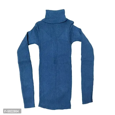 Navy Blue Woolen Rupa High Neck Thermal Wear, Unisex at best price