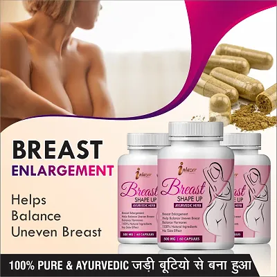 Breast Shape Up Herbal Capsules For Help In Correcting Underdeveloped  Breasts 100% Ayurvedic Pack Of 3.For the Lowest price of ₹ 2,129:SaifKart