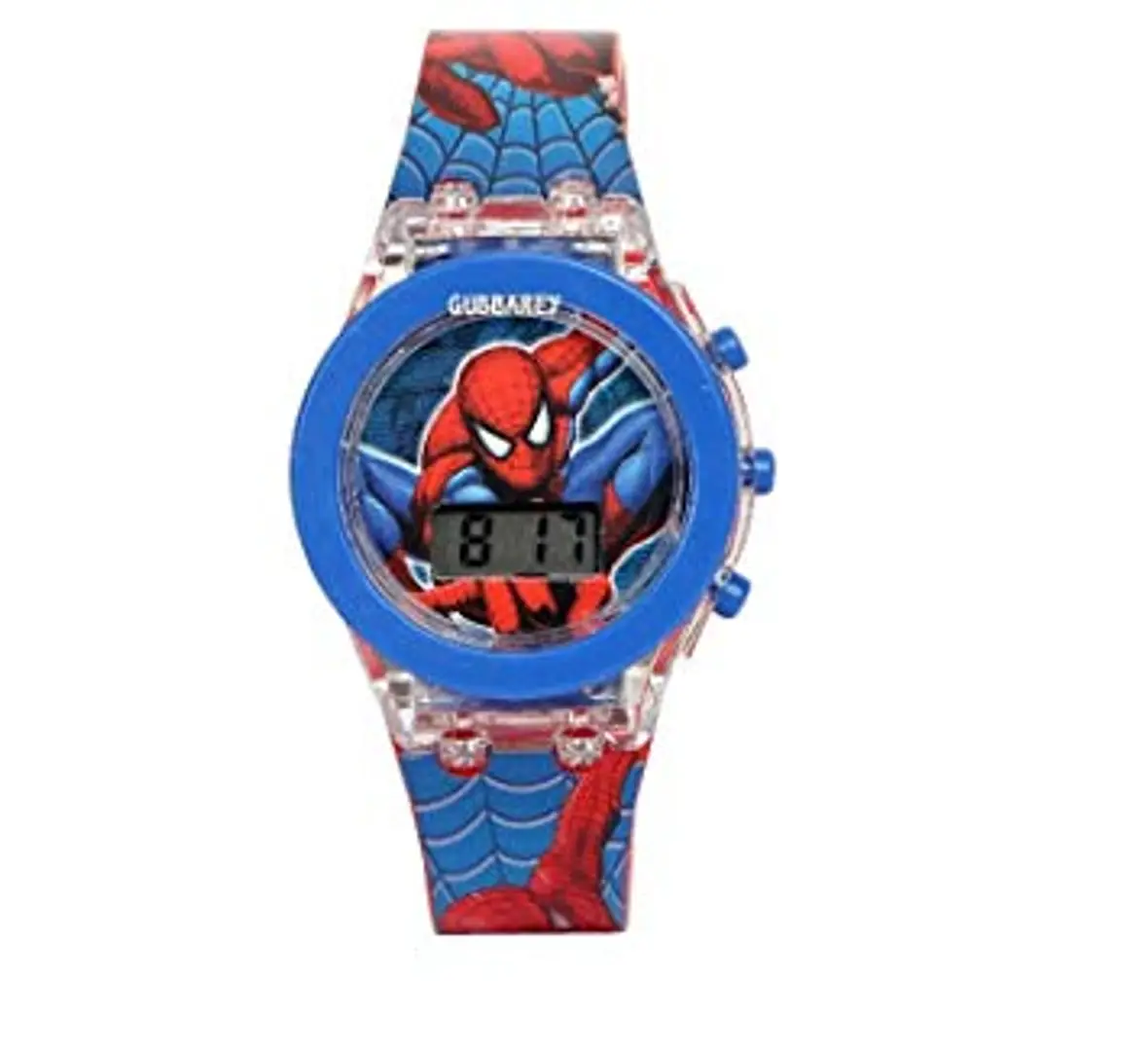 Time Up Analog Dial Superhero 3D Cartoon Strap Disco Glow Light Cartoon  Dial Kids Watch for Boys & Girls (Age:4-15 Years) -URO-SX (Spiderman Sea  Blue) : Amazon.in: Watches