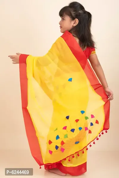 Buy online Yellow Cotton Petticoat from ethnic wear for Women by