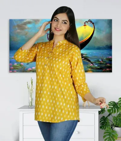 Buy Priyank Fashion Women's Cotton Floral Print Regular Wear Top/women's  Regular Fit Top/stylish Topper For Girls/printed Shirt Tops For Women  (blue_xl) Online In India At Discounted Prices