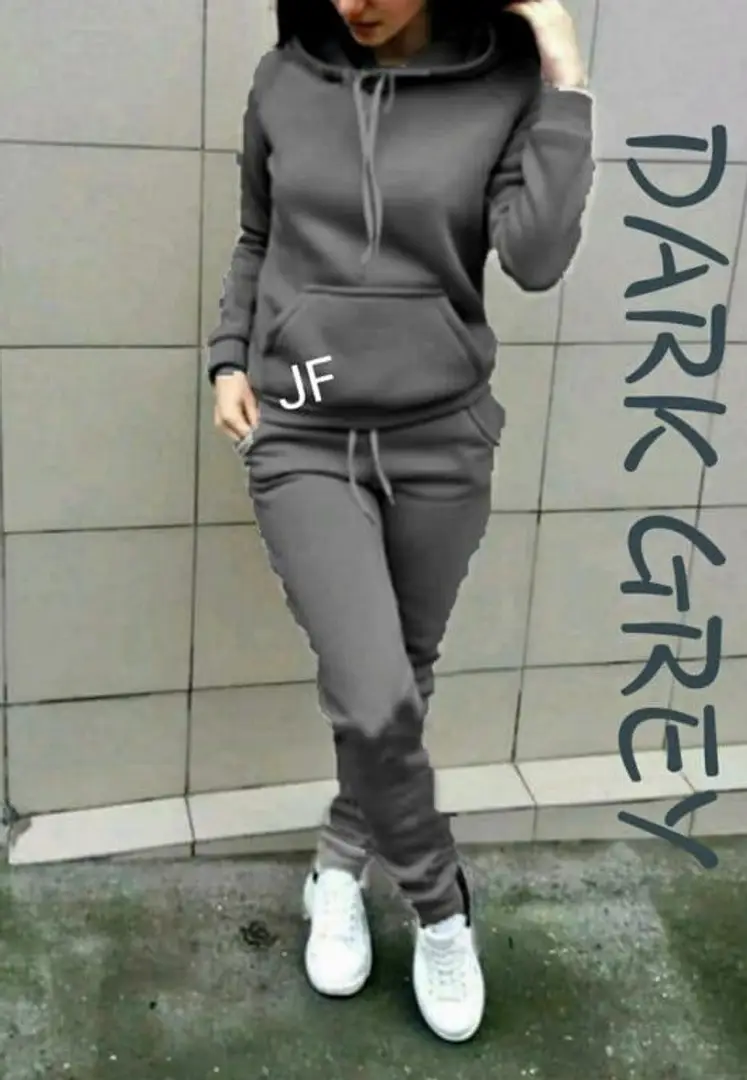 cotton solid tracksuit