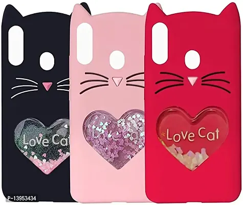 Buy Just Be You Redmi Note 5 Pro Soft Siliicone Love Cat 3d Heart Design  Flexible Ear Cat Kitty Girls Back Cover Case For Redmi Note 5 Pro (black)  Online In India