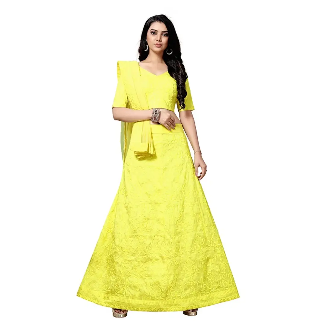 Would You Opt For Yellow Lehenga With Blue Accents Like Alia Bhatt, Shanaya  Kapoor, And Shilpa Shetty?