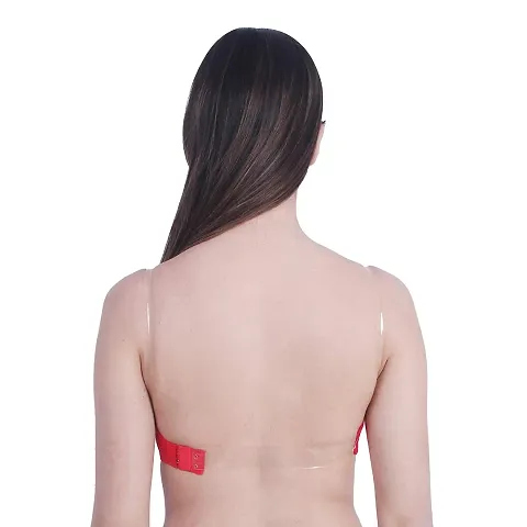 Buy Women's Designer Padded Bra With Transparent Strap Online In India At  Discounted Prices