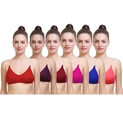 Women Cotton Spandex Bras Pack Of 6.For the Lowest price of ₹ 457:SaifKart