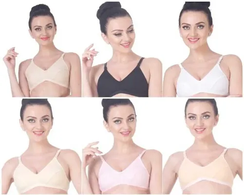 Women's Cotton Solid Camisole Bra Slips Pack Of 5.For the Lowest price of ₹  559:SaifKart