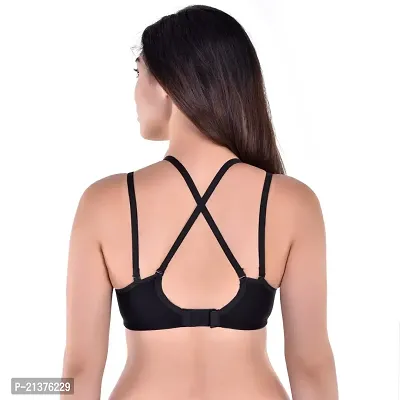 Buy ORENZEE INNER Premium Double Straps Bras Black, Skyblue Online In India  At Discounted Prices