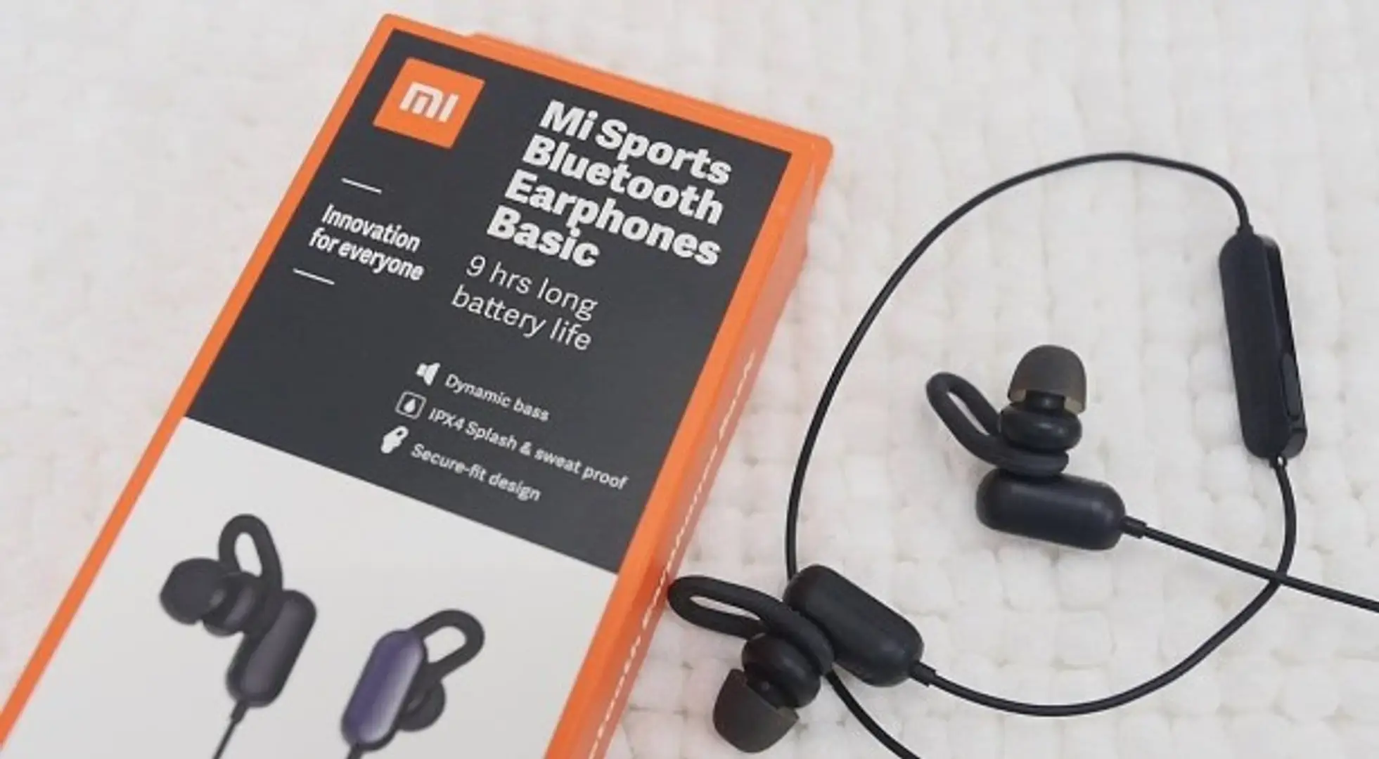Mi Sports Bluetooth Earphones Basic with Dynamic bass Splash and Sweat Proof up to 9hrs Battery BLACK
