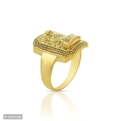 Buy quality 22K Gold Ashok Stambh Design Ring in Ahmedabad