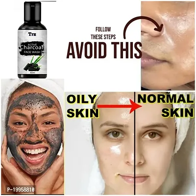 Buy Charcoal Face Wash For Oily Pimple Prone Skin Skin Whitening