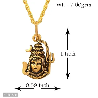 Lord shiva deals gold pendant online