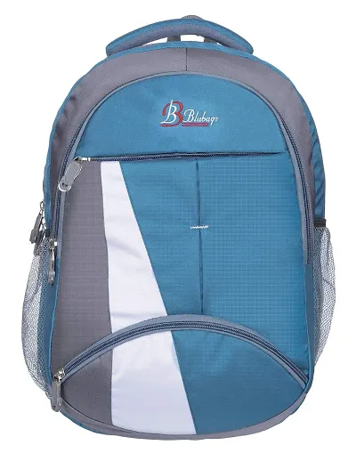 Blubags Waterproof Rain Cover School Backpack Also for Laptop l College l Casual Bags Light Blue