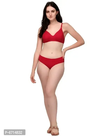 Buy SH GLOBLE Cotton Bland Bra Panty Set for Every Day Comfort with Multi  Colour and Wide rang of Size and Come with Moulded Bra for Every Day  Comfort Online In India