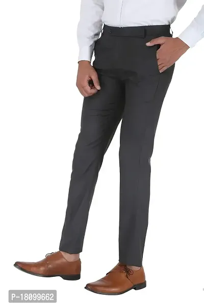 Buy online Grey Solid Formal Trouser from Bottom Wear for Men by Ennoble  for ₹939 at 69% off | 2024 Limeroad.com