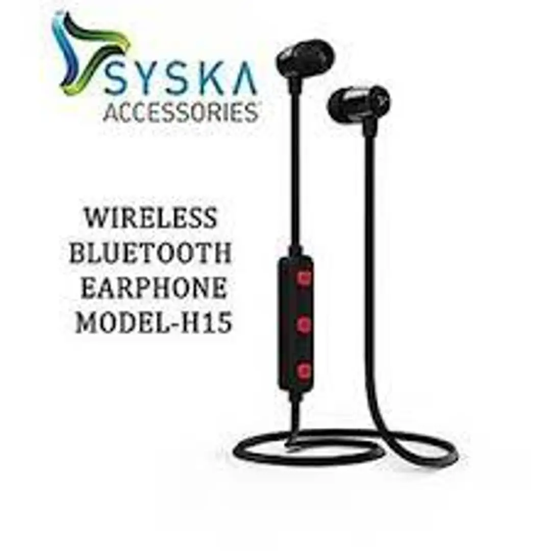 SYSKA H 15 Sport Wireless Bluetooth Headphones Magnet Handsfree