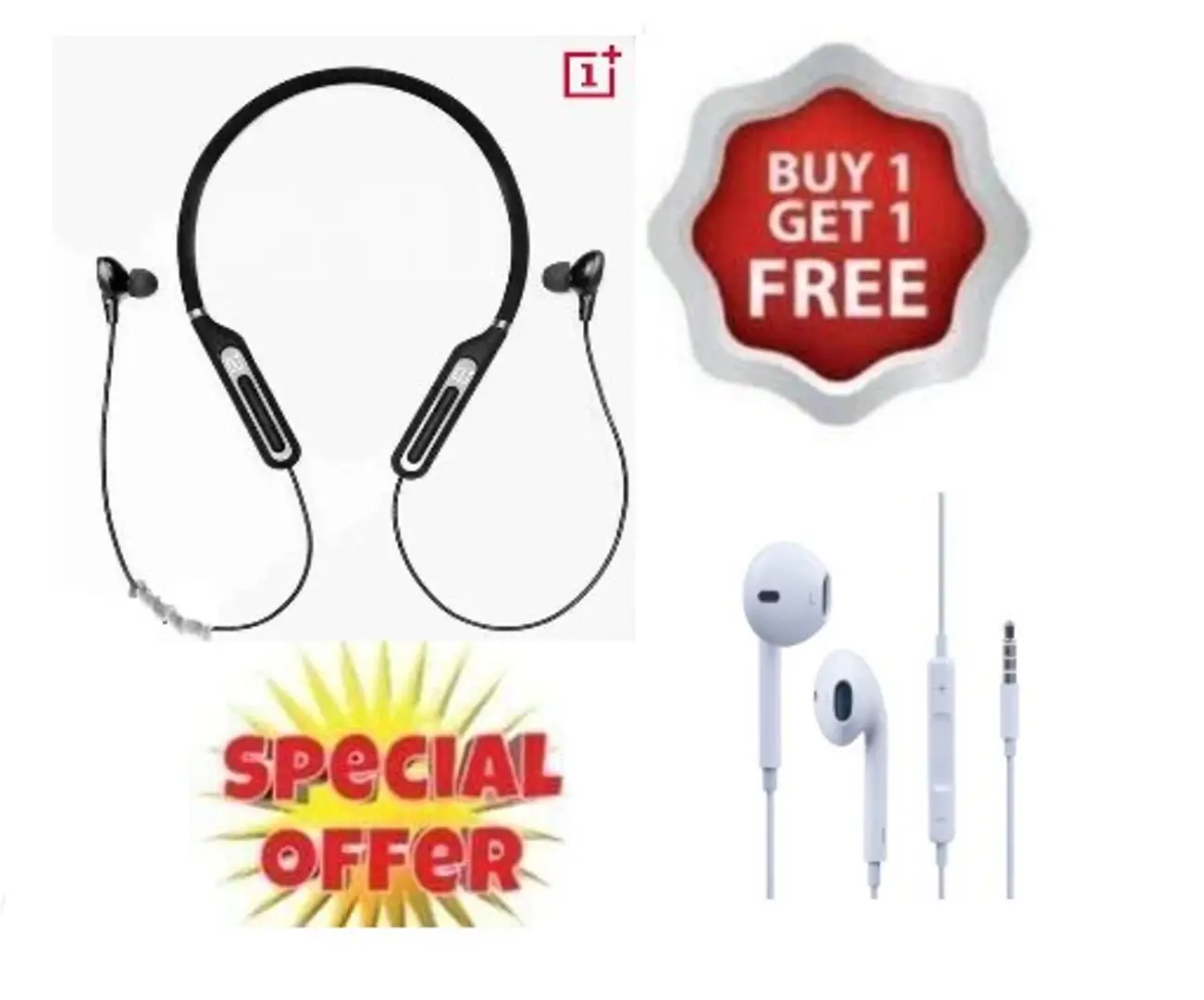 Special Offer One Plus Bullet Neckband Or Free Apple Wired