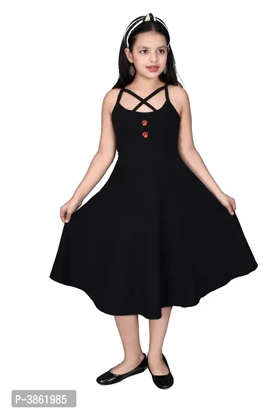 Buy KIDS ONLY Black Cotton Printed Dress for Girls Clothing Online @ Tata  CLiQ