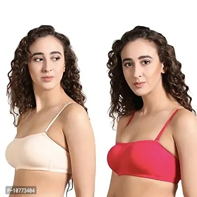 Buy Groversons Paris Beauty Non Wired Seamless Tube Bra Combo Pack of 2  Online In India At Discounted Prices