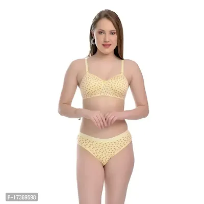 Buy Women's Bras Yellow Lightly Padded Lingerie Online