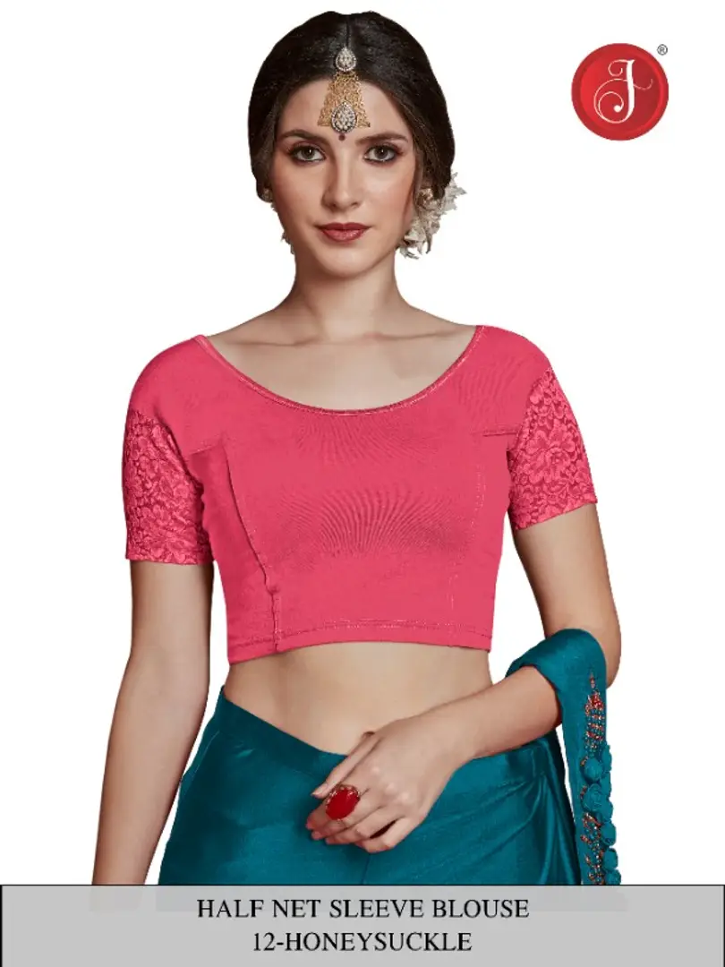 Women's Cotton Half Sleeve Saree Blouse - Shringaar – Trendia