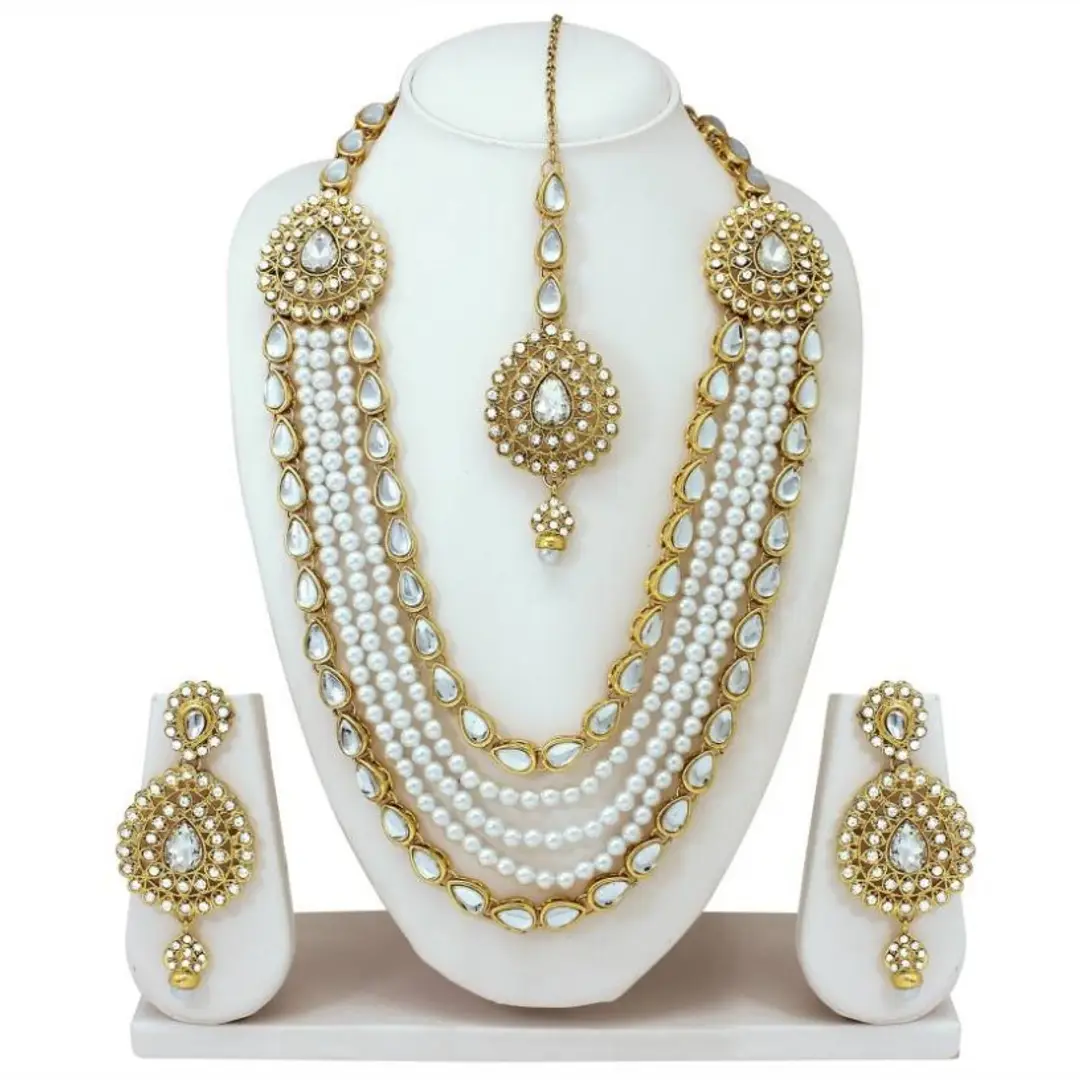 alloy jewel set white