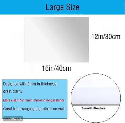 Buy Spectro 12'' Round Wall Mirror Self Adhesive Non Glass Mirror Large  Acrylic Mirror Disc High Clear Wall Mirror Circle Mirror Sticker Decorative  Mirror for Bathroom, Bedroom, Door etc Online In India