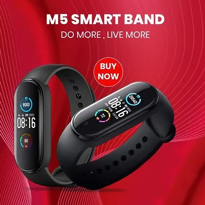 Rubber Digital M5 Smart Band, For Gym at Rs 195/piece in New Delhi | ID:  25977021562