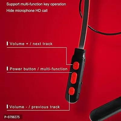 B11 Wireless Bluetooth Neckband Earbud Portable Headset Sports Running Sweatproof Compatible with All Android Smartphones Noise Cancellation-thumb5