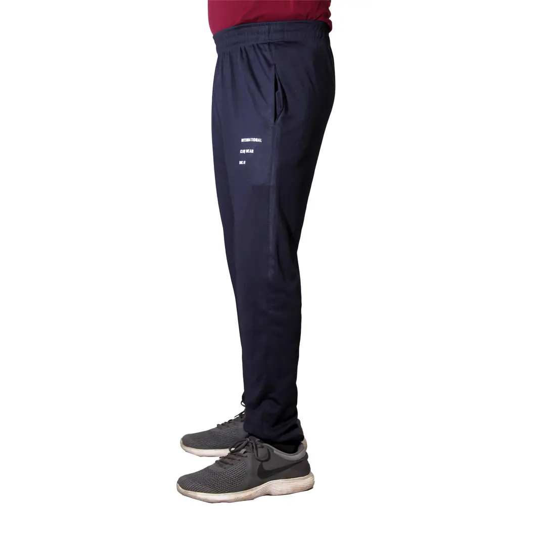 mens navy blue track pants