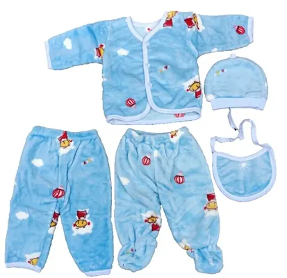 Newborn Baby Boys Girls ( 5pcs/set) Infant Underwear Set Unisex Clothing  Suit (0-3 Month)