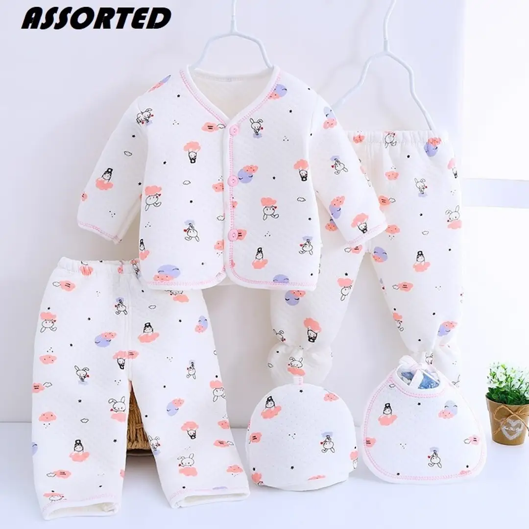 Fancy Walas Presents New Born Baby Summer Wear Baby Clothes 5Pcs Sets 100%  Cotton Baby Boys Girls Unisex Baby Cotton/Summer Suit Infant Clothes First  Gift for New Born Baby (Blue) : Amazon.in:
