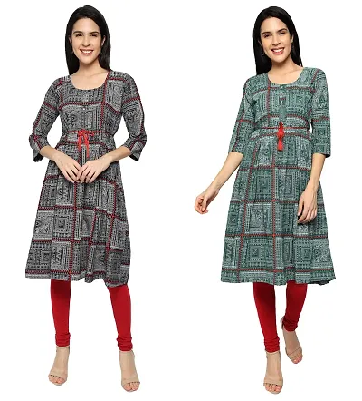 Buy KB CREATION Cotton Regular Anarkali Dress with Legging for