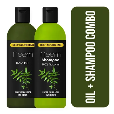 Hair Combo 5 Oil + Neem Shampoo)