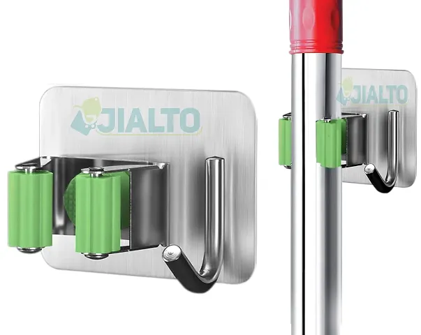 JIALTO 8Pcs Double-Sided Adhesive Wall Hooks Hanger Strong