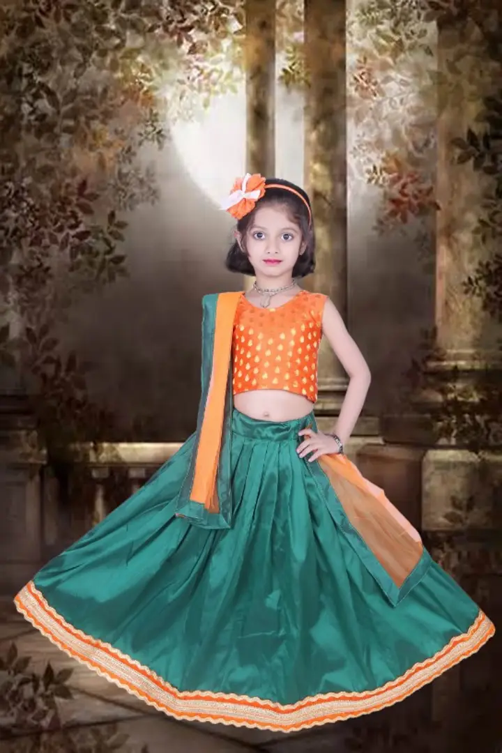Buy Green Ethnic Wear Sets for Girls by Pspeaches Online | Ajio.com