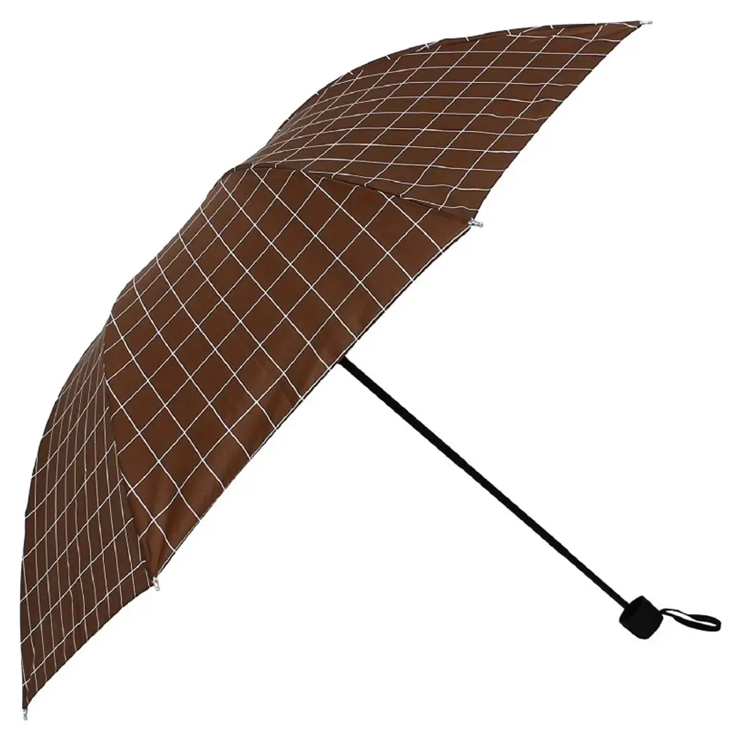 brown rain umbrella