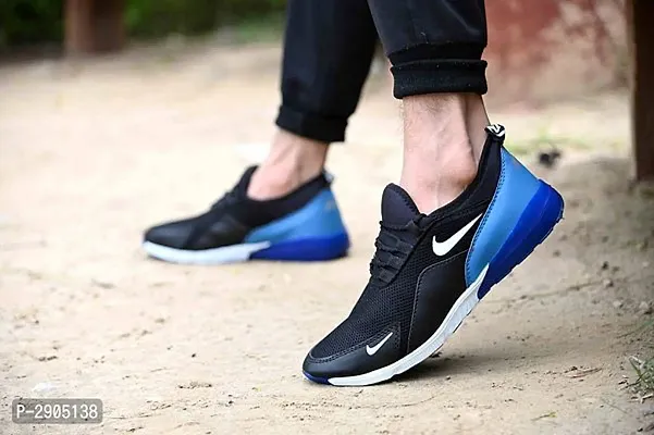 Elegant Black Mesh Self Design Sports Shoes Elegant Black Mesh Self Design Sports Shoes