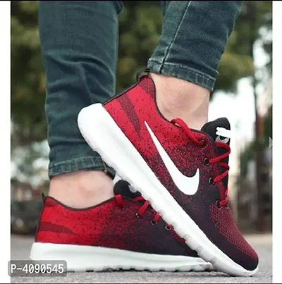 Red colour hot sale shoes nike