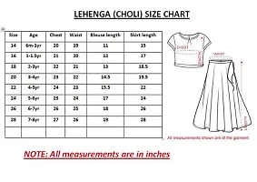 Girls Lehenga Choli Ethnic Wear Self Design Ghagra Choli-thumb3