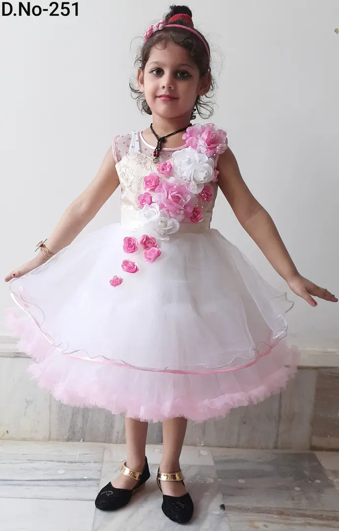 White net frock design for best sale baby girl