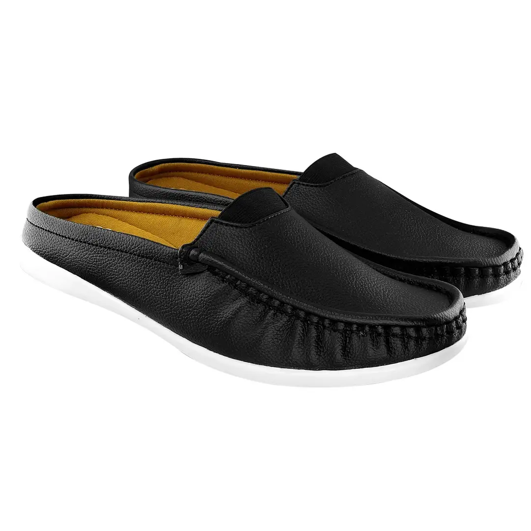 Open Back Half Loafer Shoe For Men