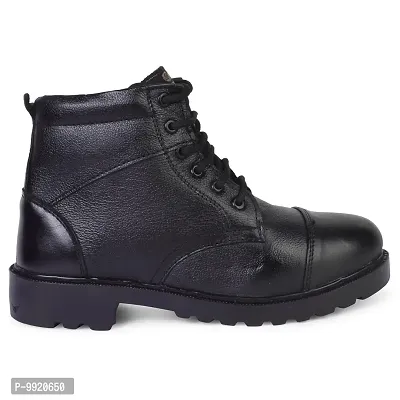 Blinder DMS Police NCC Army Military D.B. Black Boots For Men-thumb2